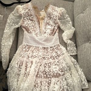 Bronx And Banco | Megan Blanc Mini Dress